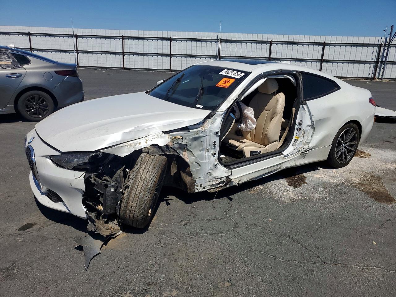 2022 BMW 4 Series 430i, VIN WBA53AP09NCK33340 — Side