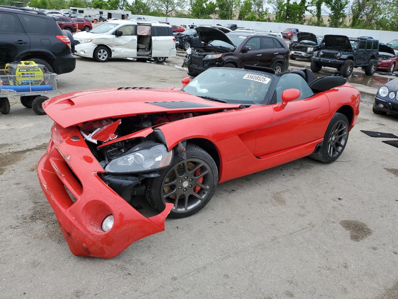 2005 Dodge Viper SRT-10, VIN 1B3JZ65Z75V500091 — По всему кузову