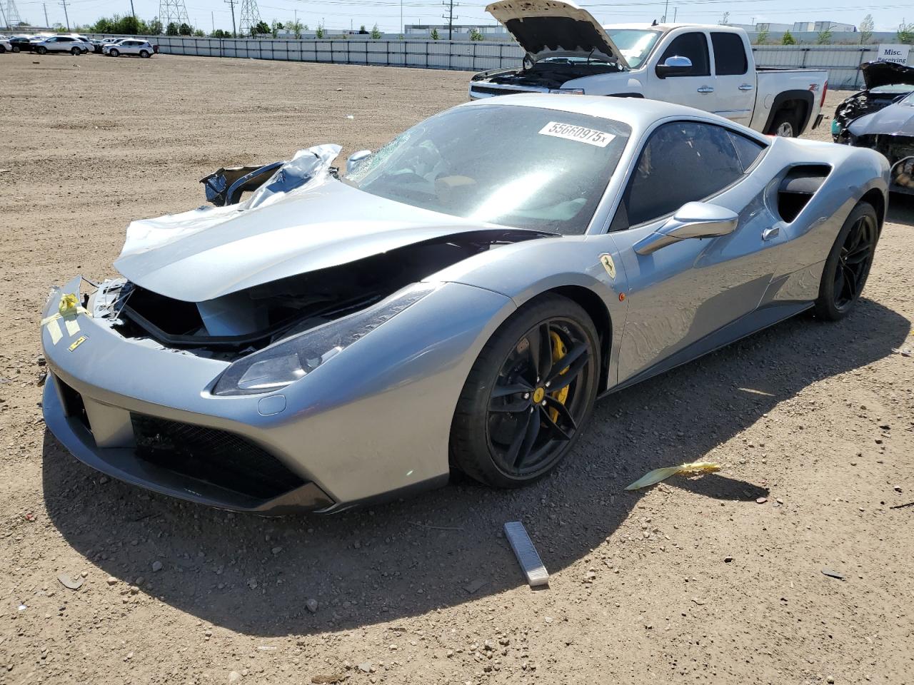 2016 Ferrari 488, VIN ZFF79ALA7G0214882 — Front end