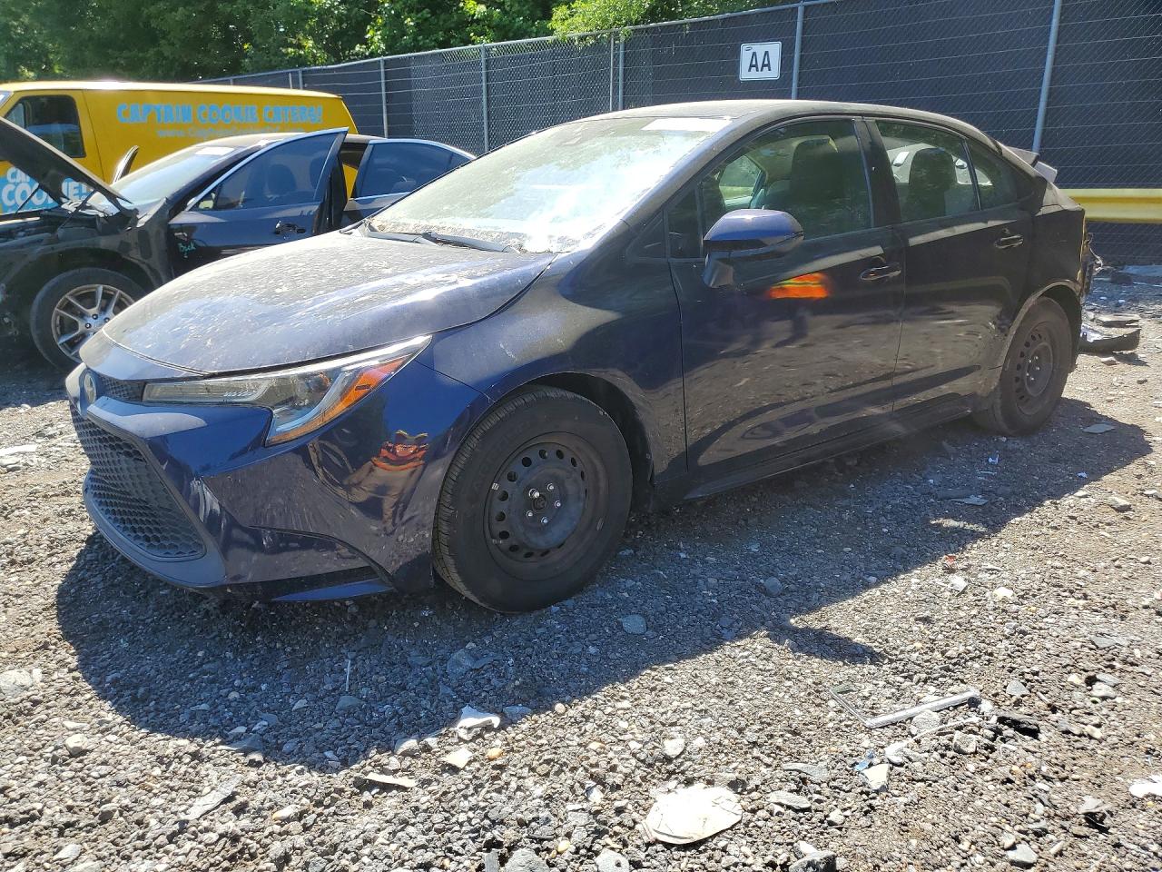 2021 Toyota Corolla LE, VIN 5YFEPMAE7MP152016 — Rear end