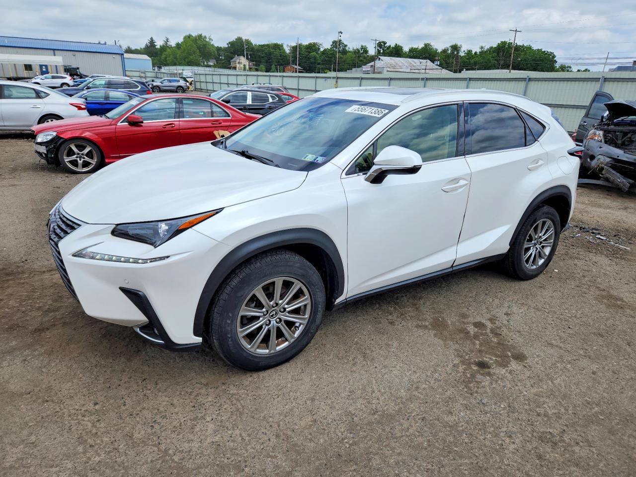2018 Lexus NX 300 F Sport, VIN JTJBARBZ1J2162650 — Side