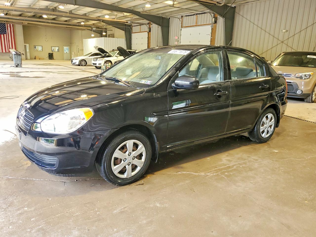 2011 Hyundai Accent GLS, VIN KMHCN4AC5BU620333 — Front end