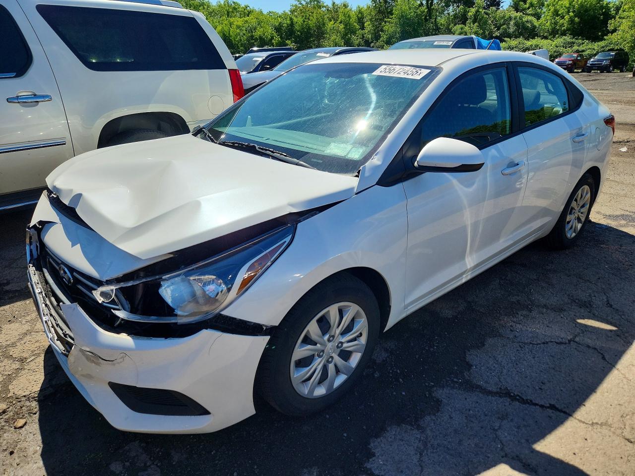 2022 Hyundai Accent SEL, VIN 3KPC24A69NE183723 — Front end