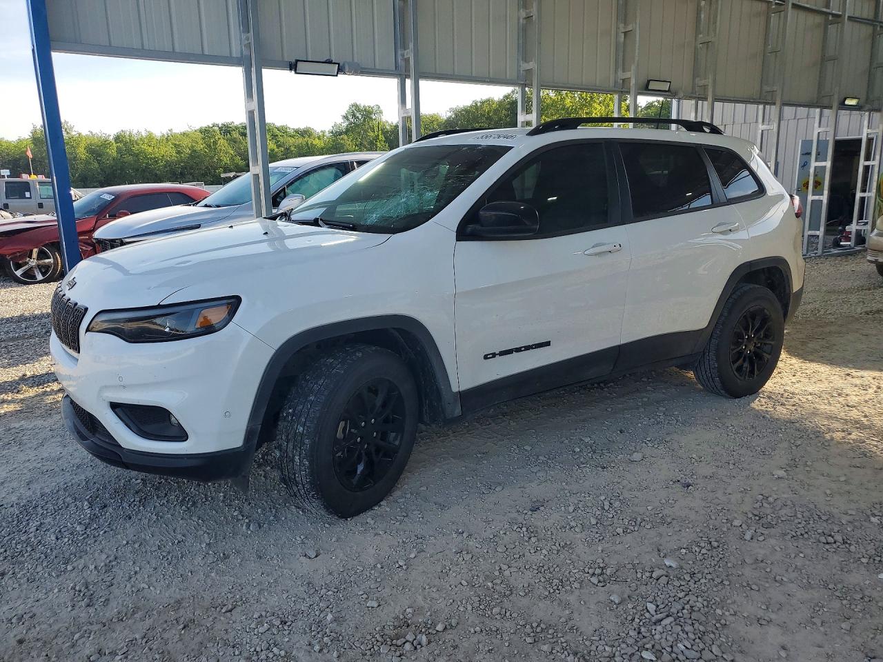 2023 Jeep Cherokee Altitude Lux, VIN 1C4PJMMBXPD108501 — Hail