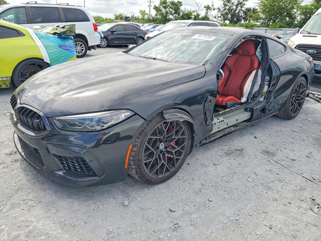 2023 BMW M8 Competition, VIN WBSAE0C04PCM39107 — Side