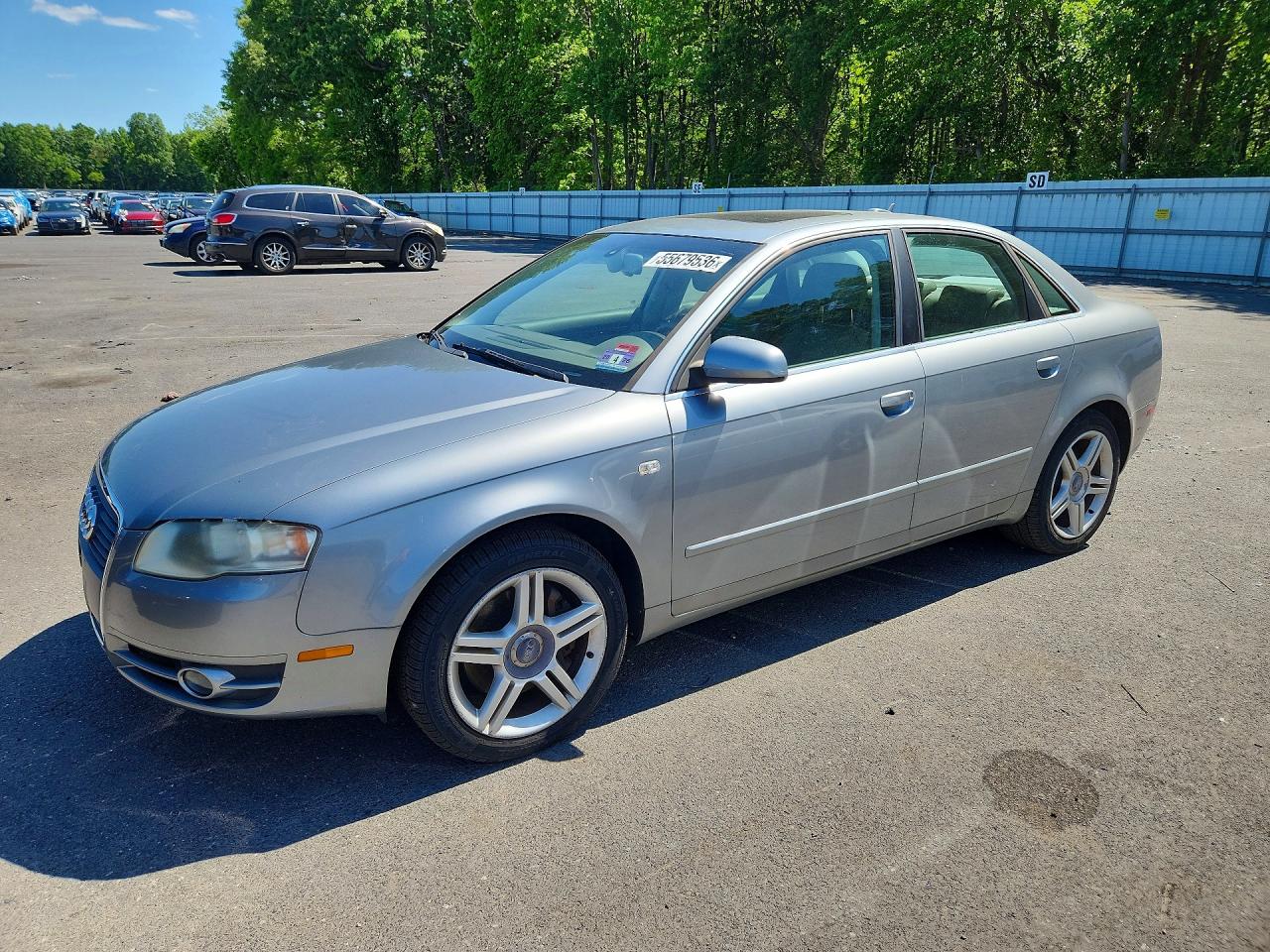 2006 Audi A4 2.0T, VIN WAUDF78E16A207845 — Днище