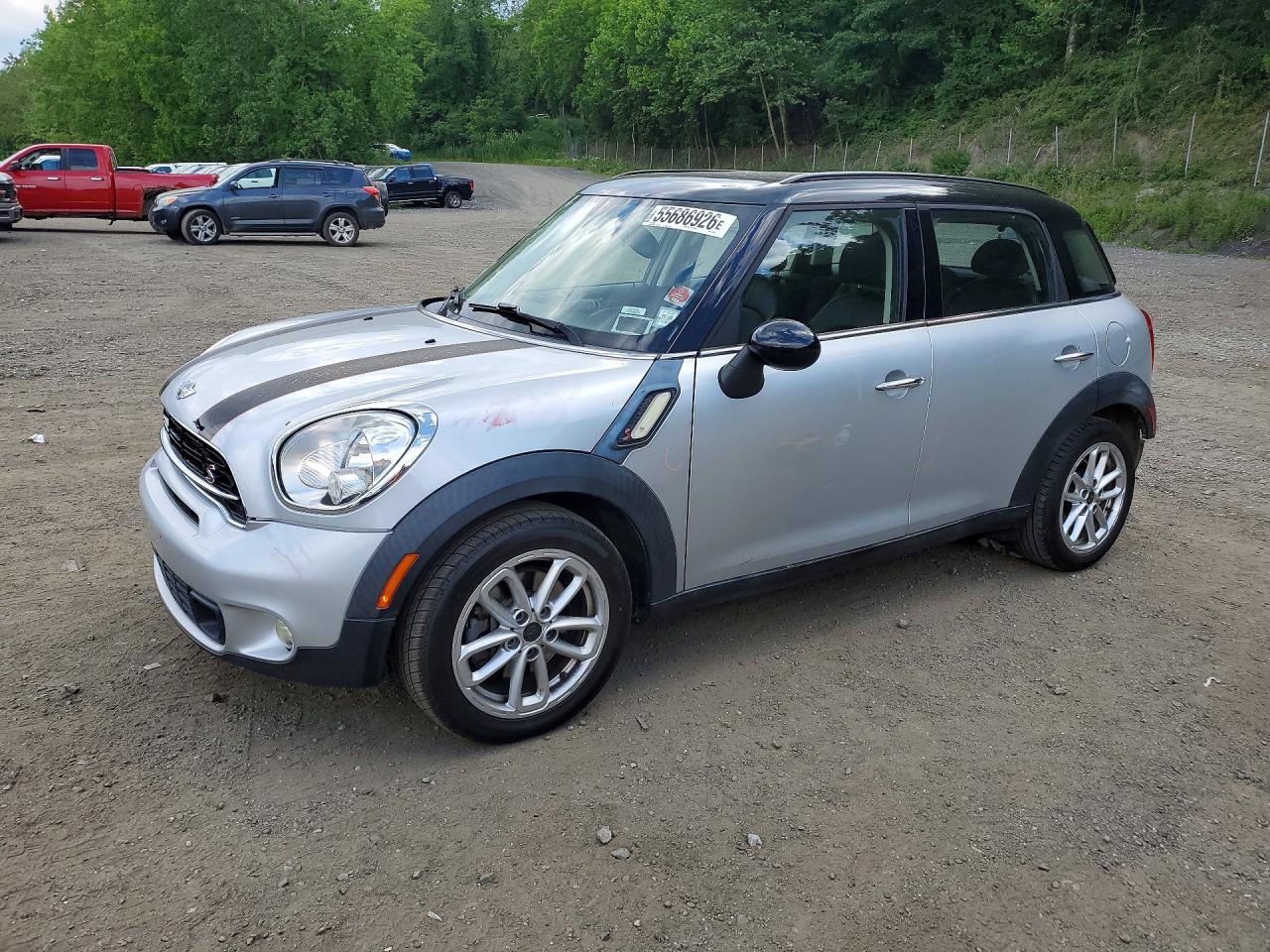 2015 MINI Countryman S, VIN WMWZC3C57FWT01441 — Rear end