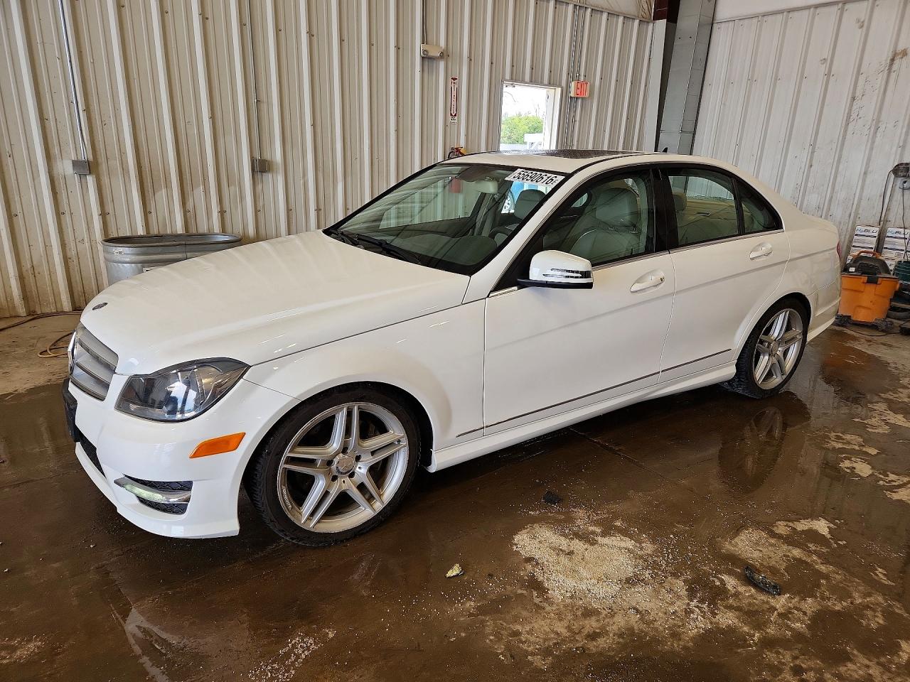 2013 Mercedes-Benz C 300 Luxury, VIN WDDGF8AB8DR274680 — Hail