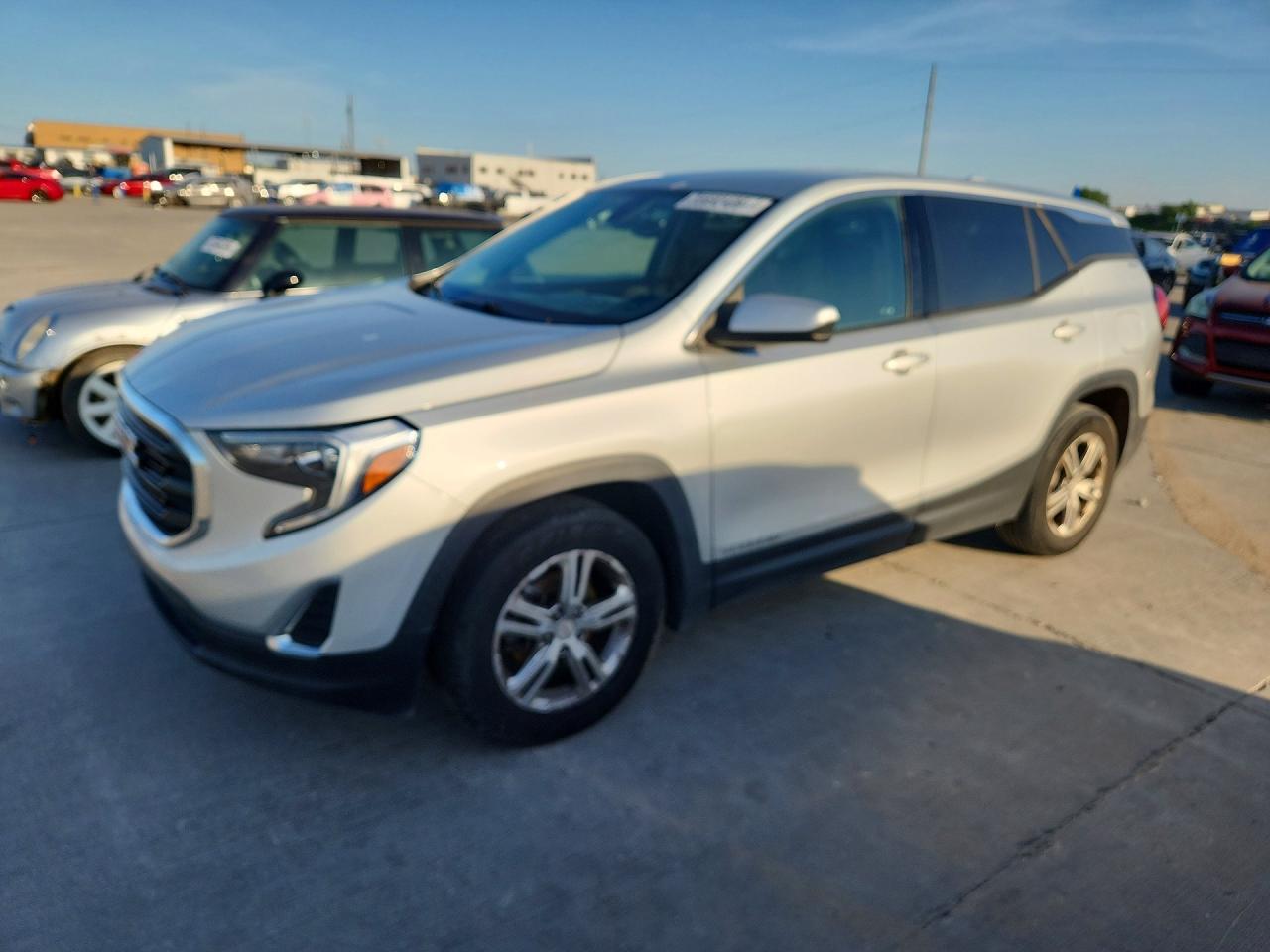 2020 GMC Terrain SLE, VIN 3GKALMEV8LL309167 — Engine fire
