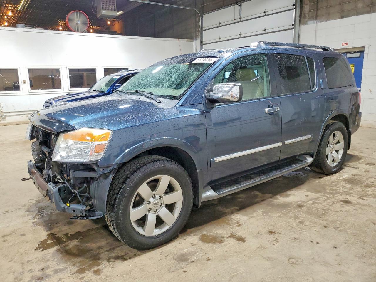 2014 Nissan Armada Platinum, VIN 5N1AA0NC9EN607430 — Front end