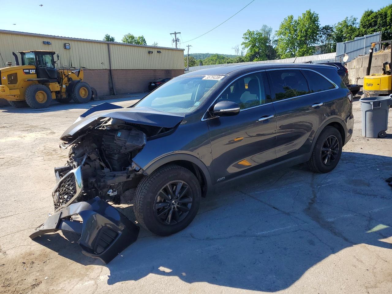 2019 Kia Sorento LX, VIN 5XYPGDA30KG527110 — Front end