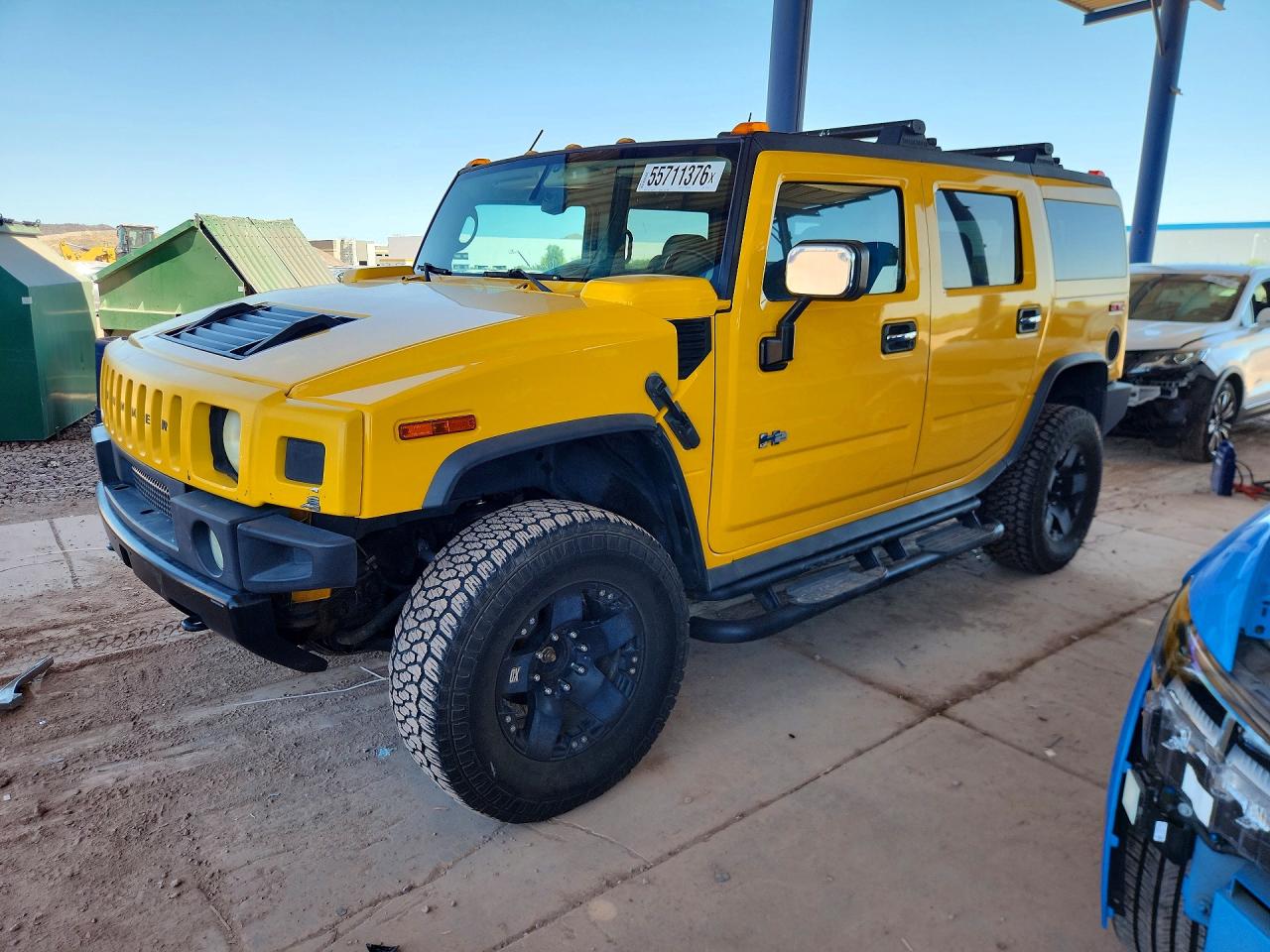 2003 Hummer H2, VIN 5GRGN23U03H132738 — Minor dents and scratches