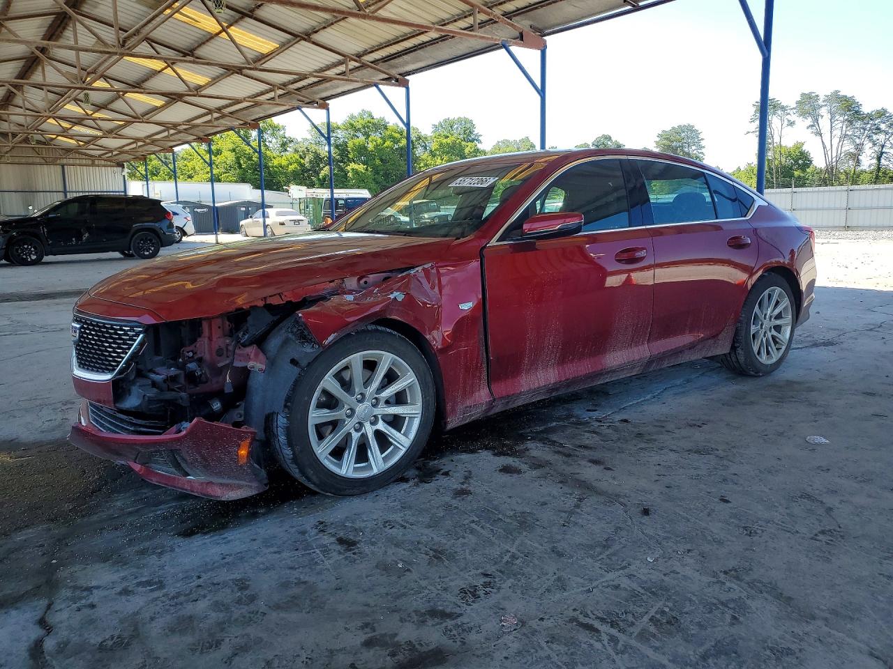 2022 Cadillac CT5 Luxury, VIN 1G6DM5RKXN0118106 — Front end