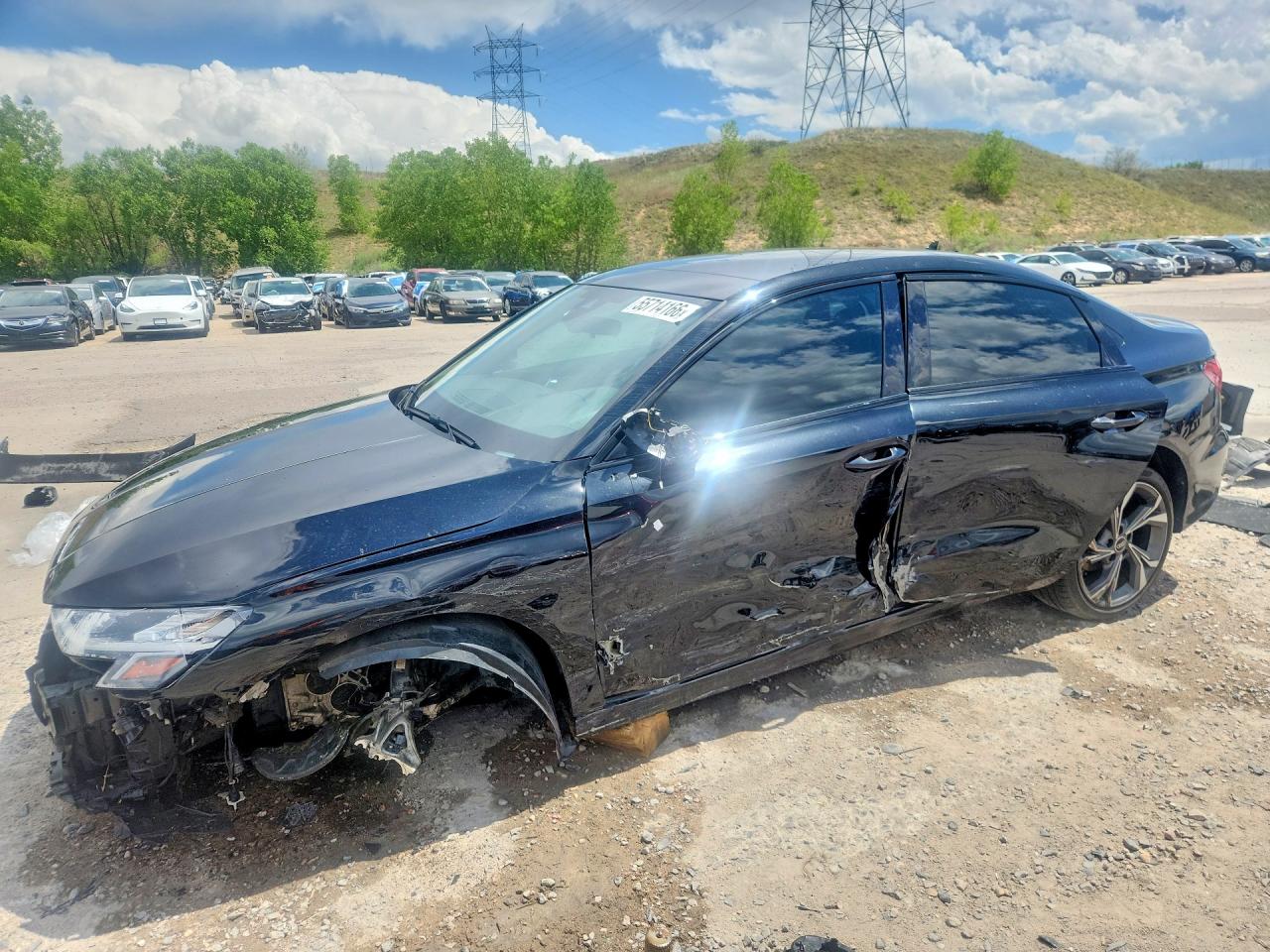 2022 Audi A3 Premium, VIN WAUAUDGY5NA104204 — Front end