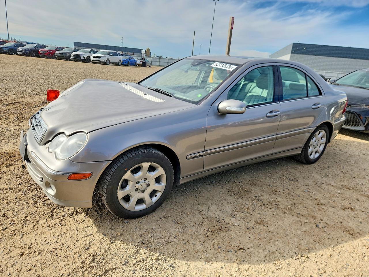 2005 Mercedes-Benz C 240, VIN WDBRF81J65F686141 — Frame damage