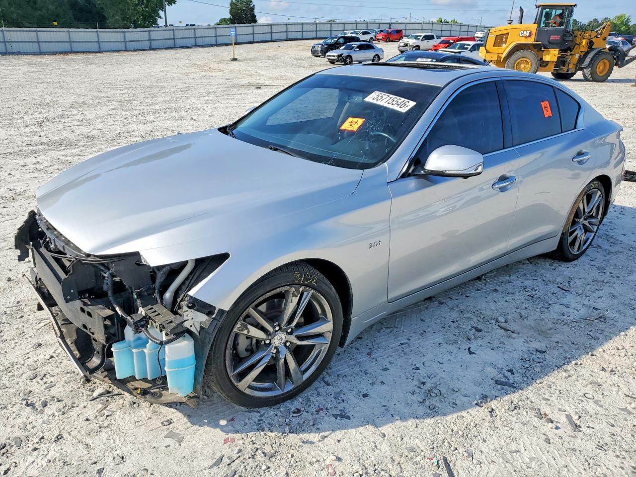 2019 Infiniti Q50 Signature Edition, VIN JN1EV7AP7KM541976 — Stripped