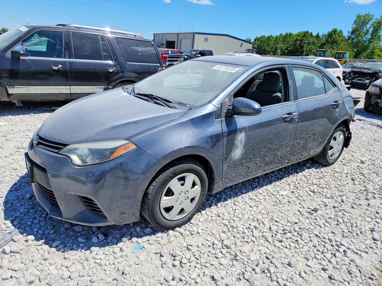 2016 Toyota Corolla LE, VIN 2T1BURHE5GC598037 — Rear end