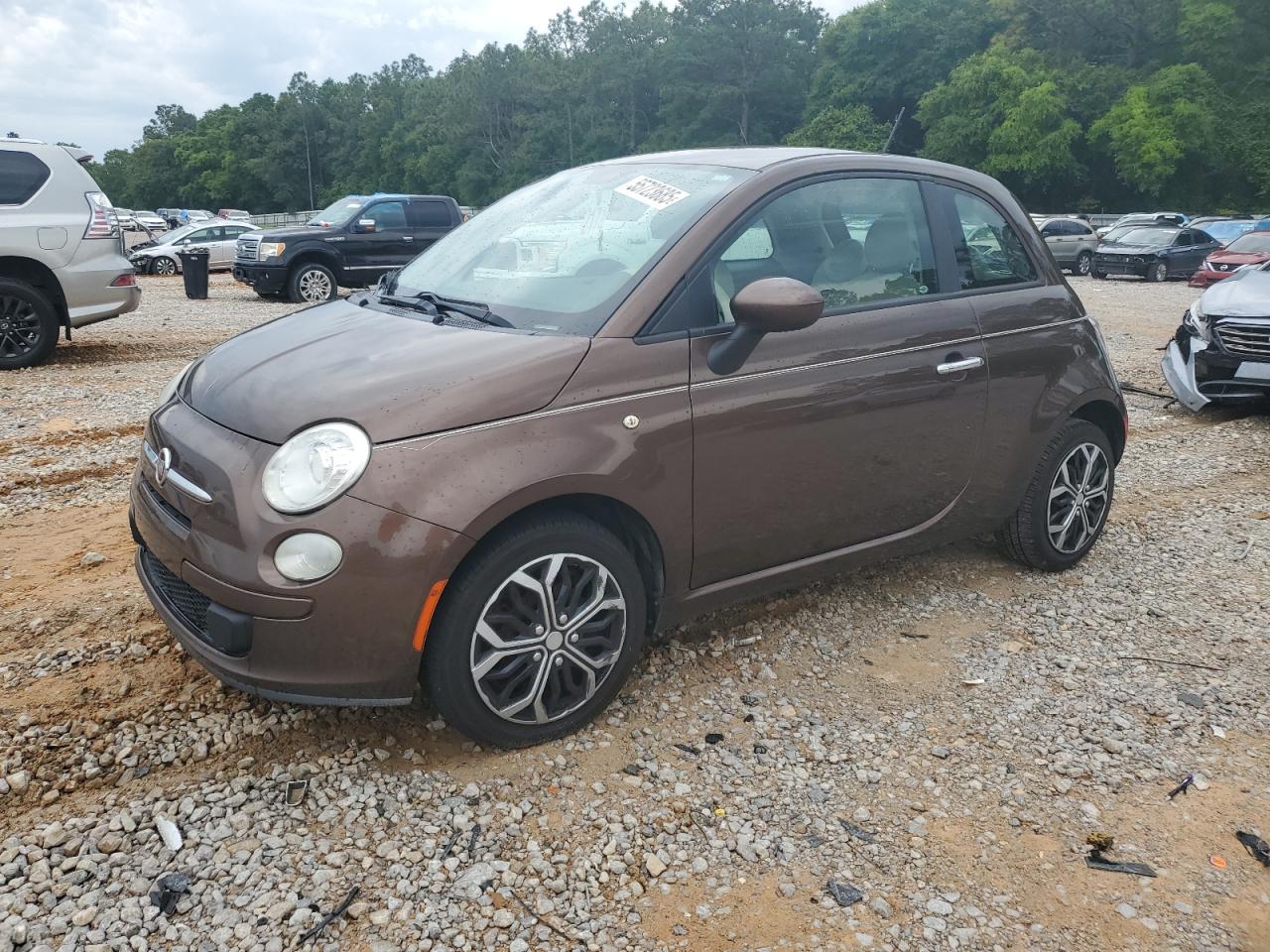 2012 FIAT 500 Pop, VIN 3C3CFFAR7CT114066 — Фото с аукциона