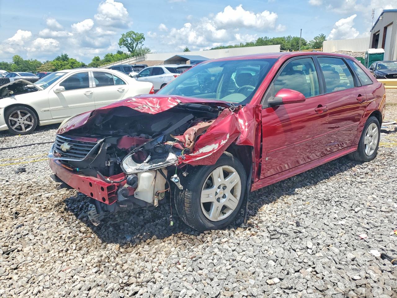 2007 Chevrolet Malibu Maxx LT, VIN 1G1ZT68N87F262866 — Front end
