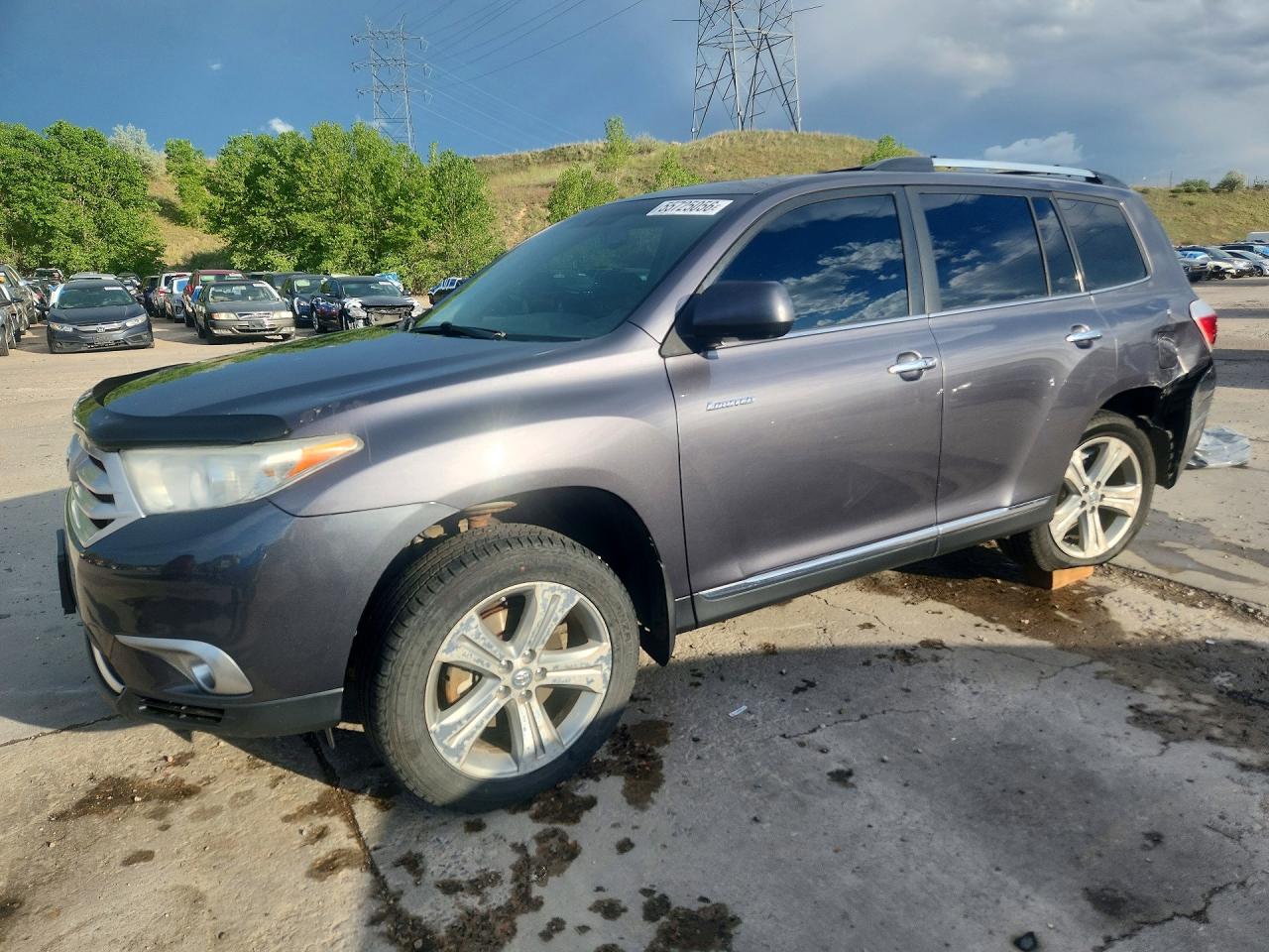 2012 Toyota Highlander Limited, VIN 5TDDK3EH1CS133041 — Rear end