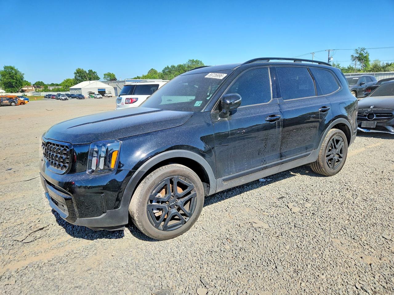 2024 Kia Telluride SX Prestige X-Pro, VIN 5XYP5DGC8RG421415 — Engine fire