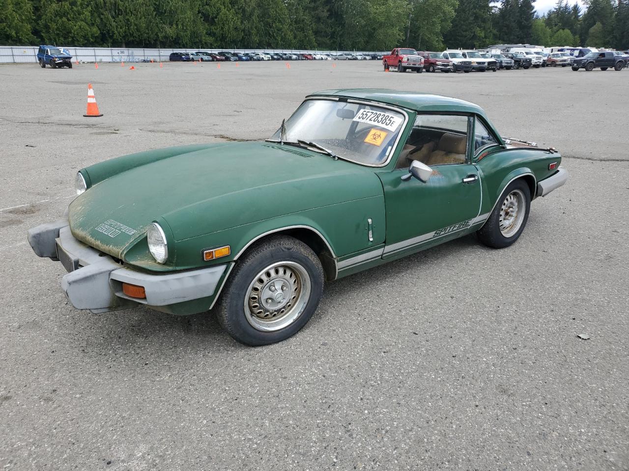 1980 TRIUMPH SPITFIRE, VIN TFVDW2AT003174 — Minor dents and scratches