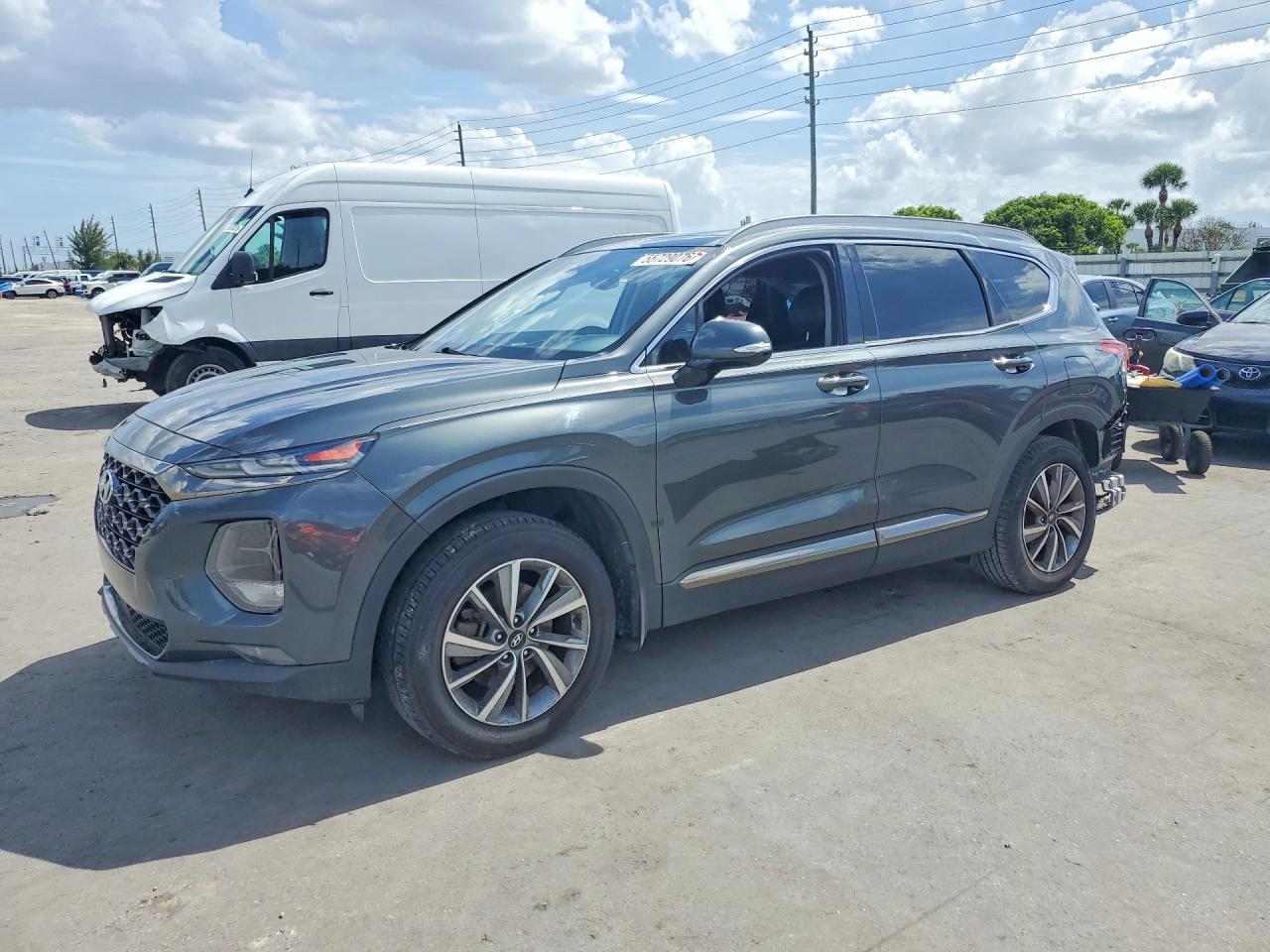 2020 Hyundai Santa Fe Limited, VIN 5NMS53AD5LH218825 — Undercarriage