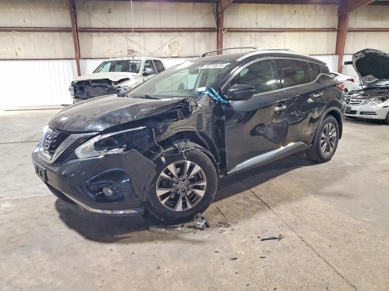 2018 Nissan Murano SV, VIN 5N1AZ2MH0JN107667 — Front end