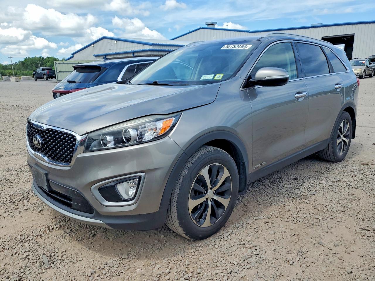 2016 Kia Sorento EX, VIN 5XYPHDA59GG103639 — Hail