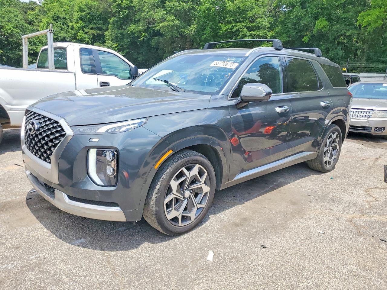 2022 Hyundai Palisade Calligraphy, VIN KM8R74HE0NU373805 — Minor dents and scratches