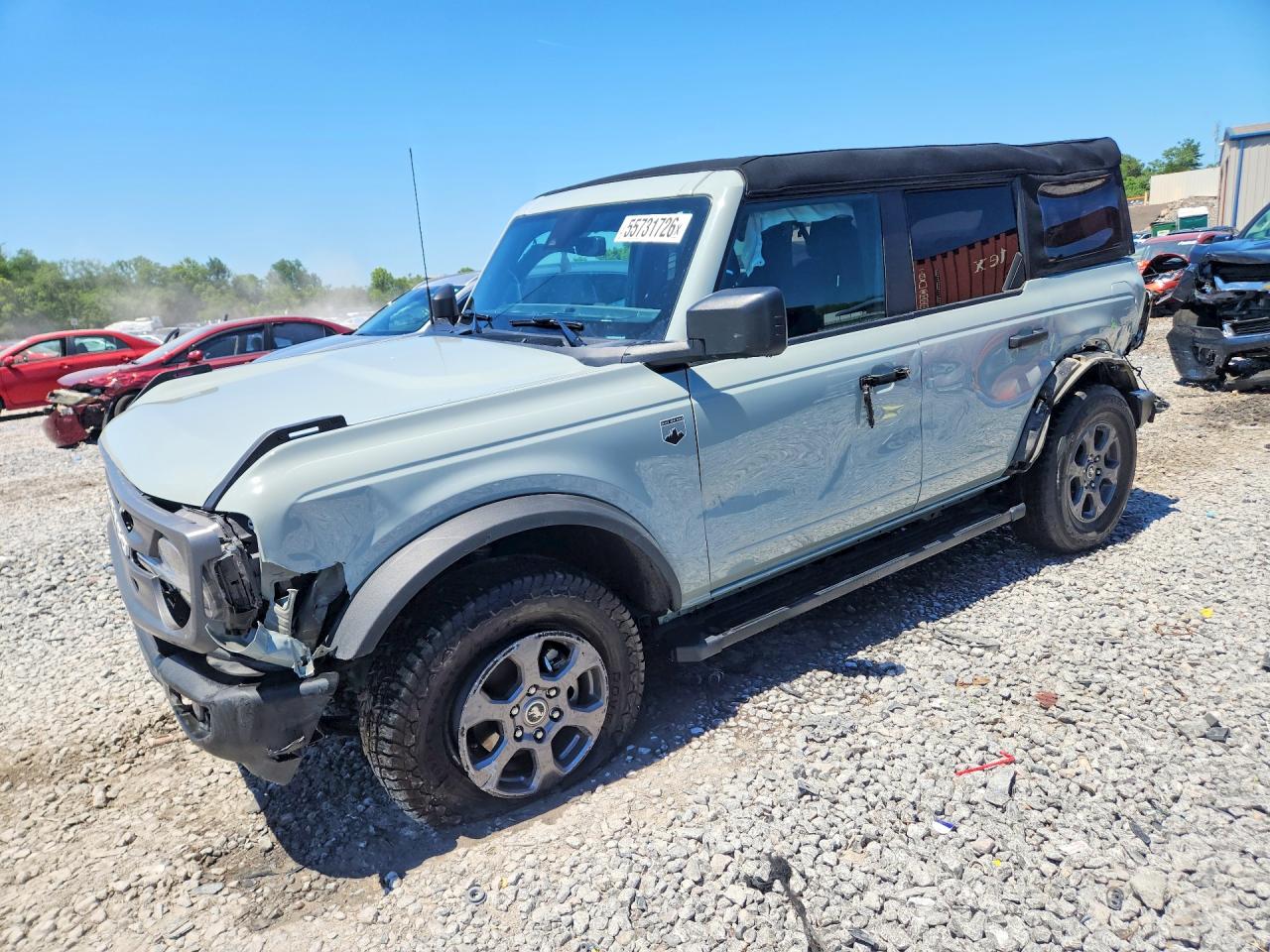 2023 Ford Bronco Outer Banks, VIN 1FMDE5BH2PLA97936 — Rear end