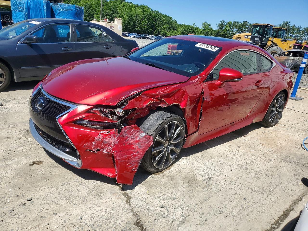 2017 Lexus RC 300, VIN JTHSM5BCXH5002854 — Front end