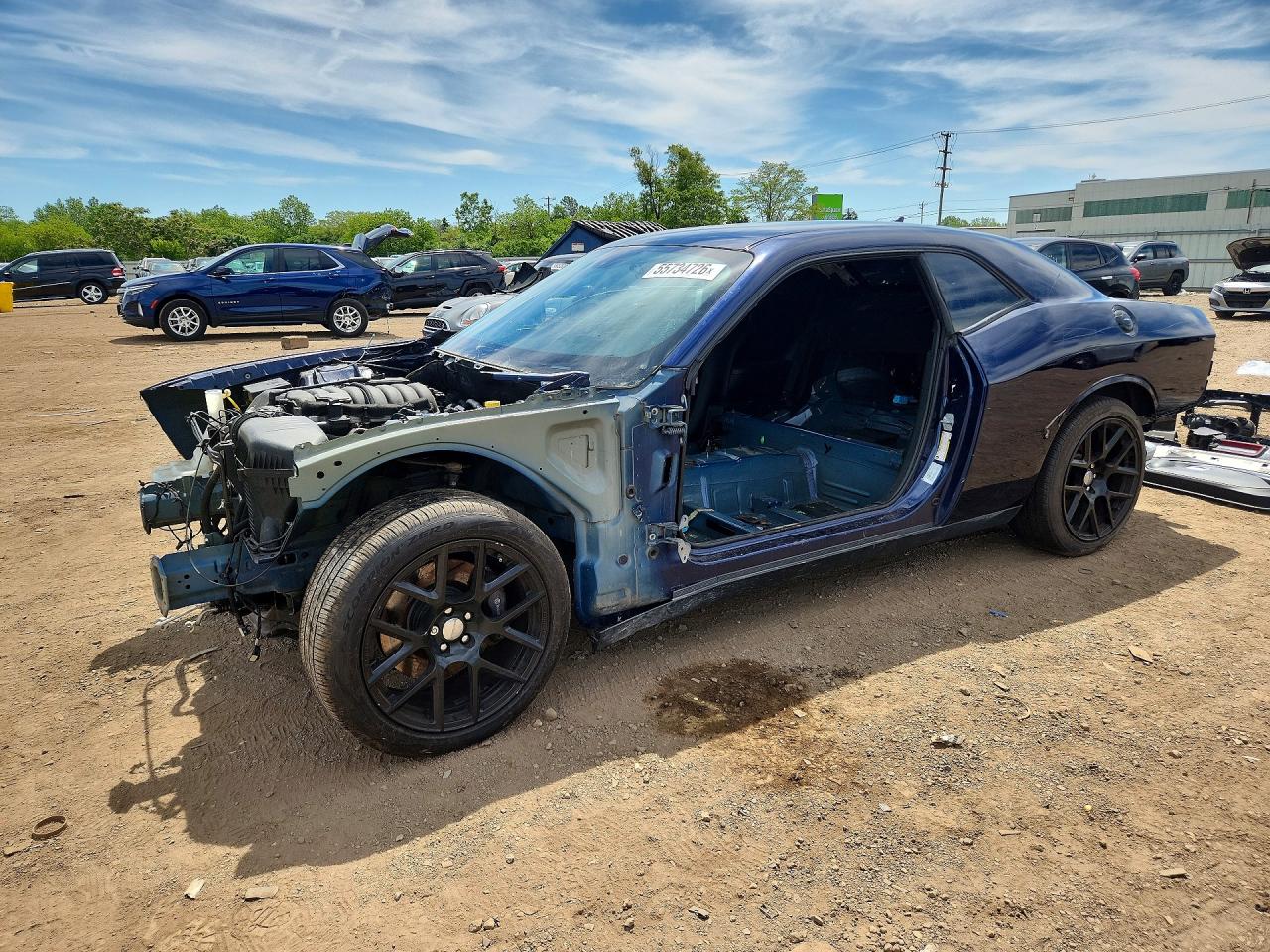 2015 Dodge Challenger R/T Scat Pack, VIN 2C3CDZFJ8FH864695 — Vandalism