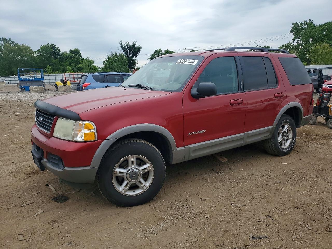 2002 Ford Explorer XLT, VIN 1FMZU73E72ZC22038 — Rear end
