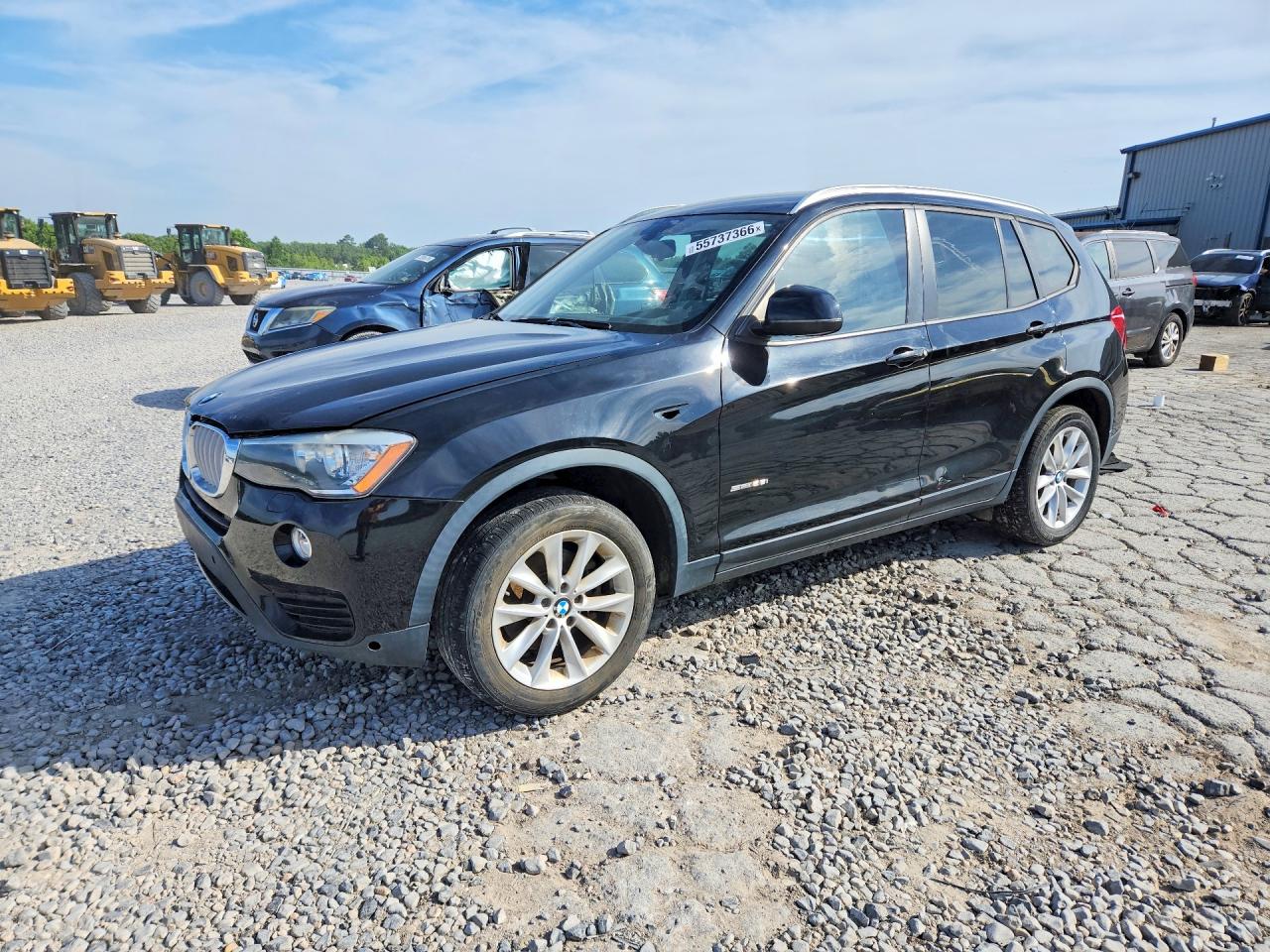 2015 BMW X3 sDrive28i, VIN 5UXWZ7C58F0F75845 — Side