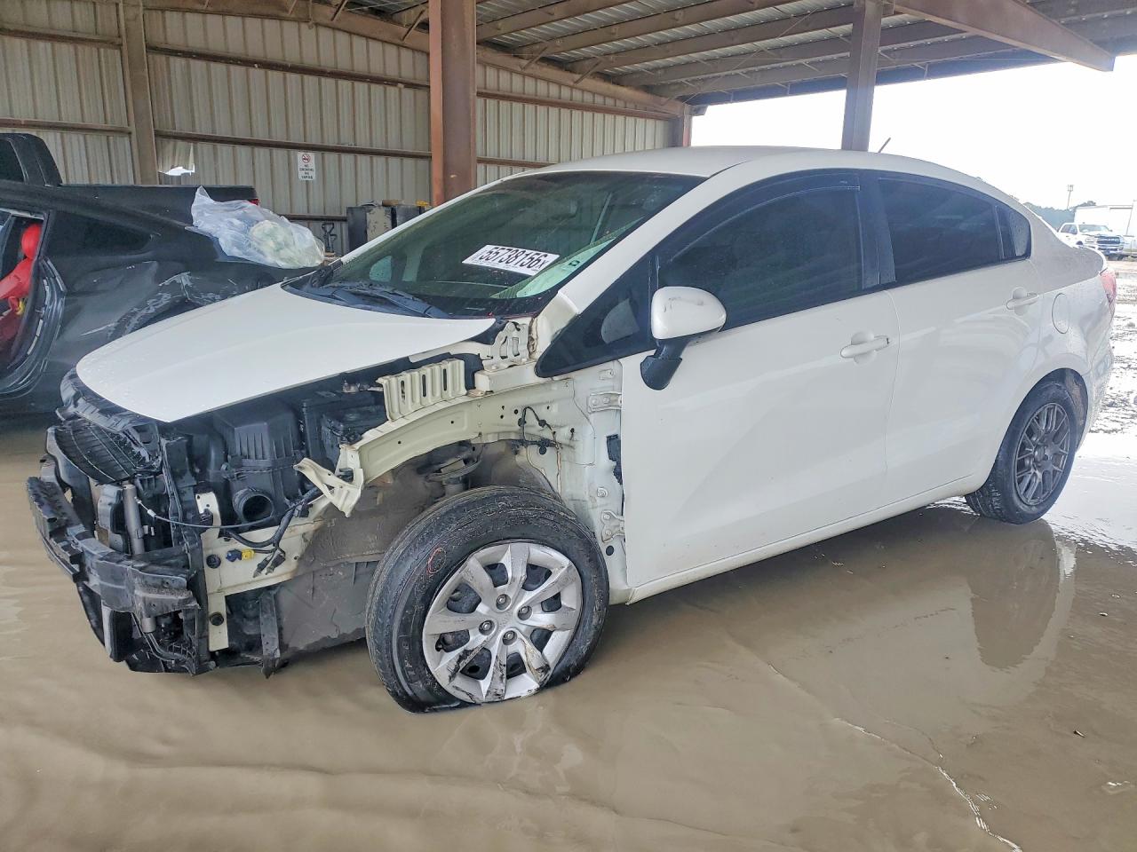 2016 Kia Rio LX, VIN KNADM4A34G6638231 — Front end
