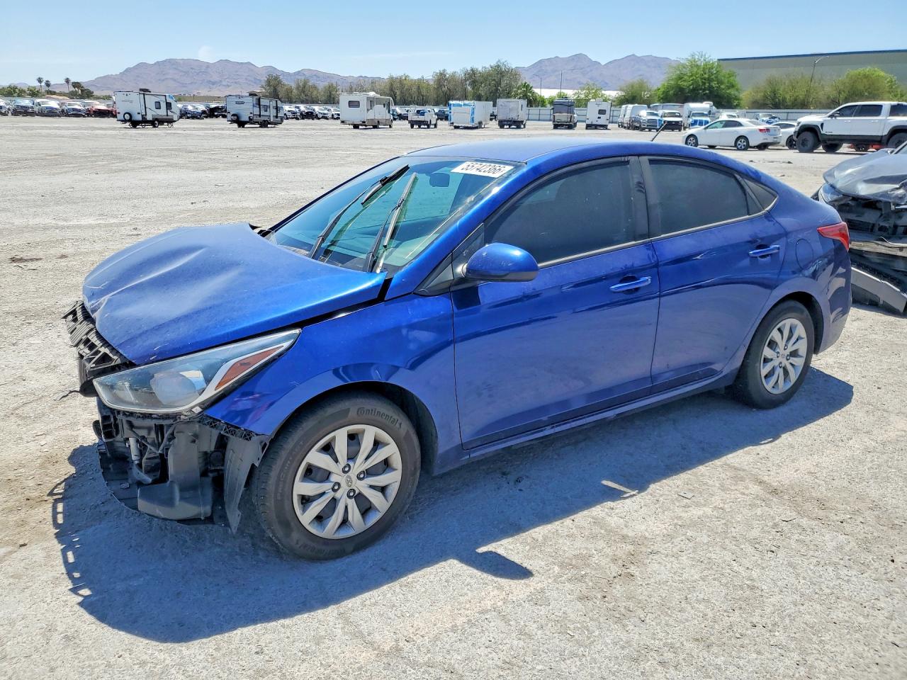 2022 Hyundai Accent SE, VIN 3KPC24A65NE154381 — Front end