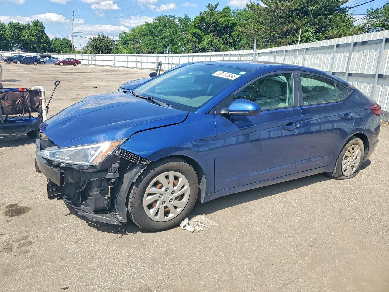 2019 Hyundai Elantra SE, VIN 5NPD74LF2KH439792 — Front end