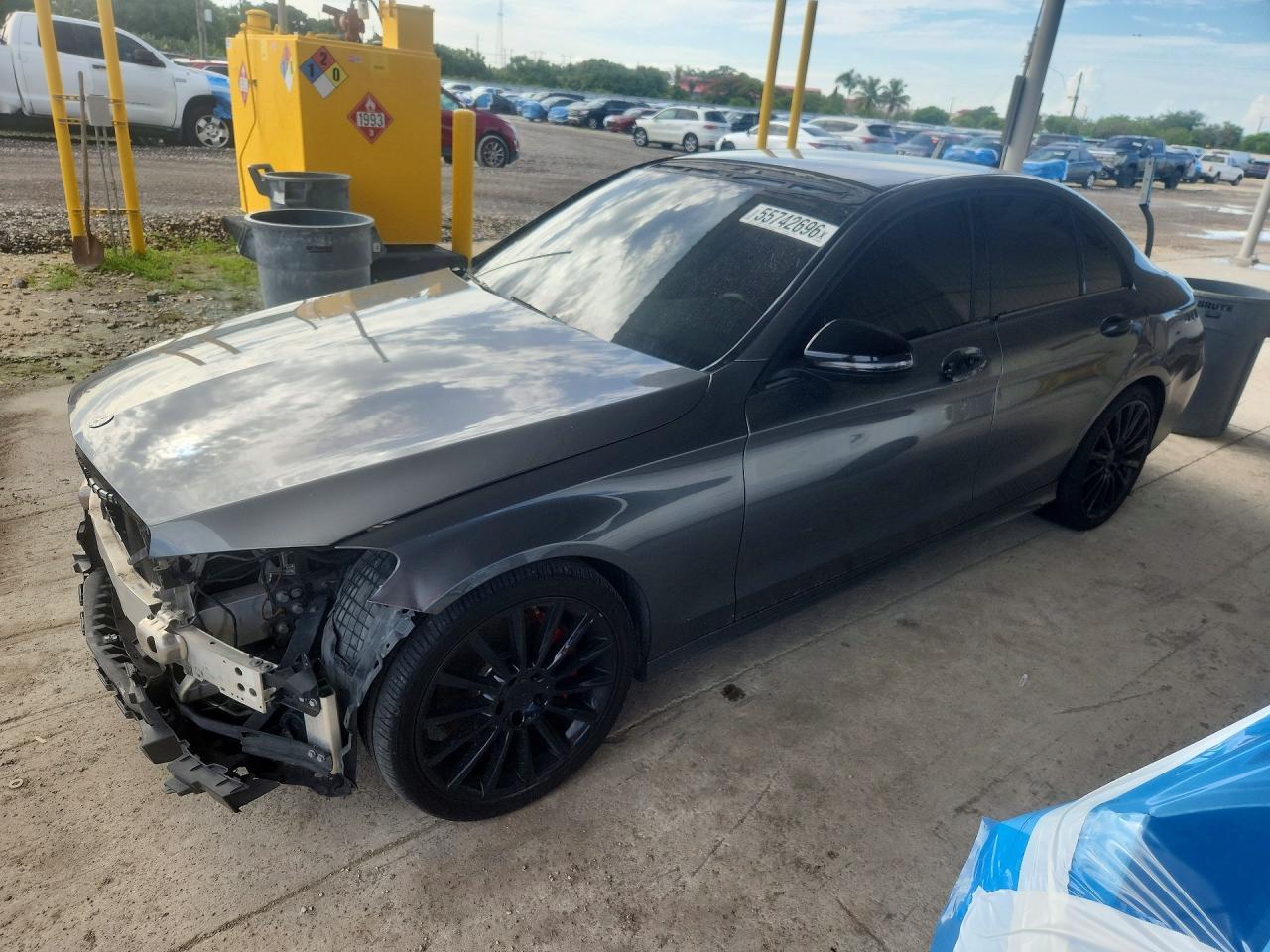 2018 Mercedes-Benz C 300, VIN WDDWF4JB2JR398637 — Vandalism