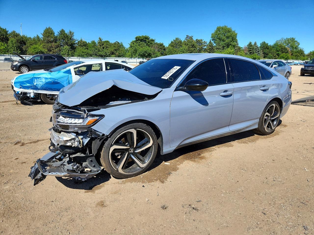 2022 Honda Accord Sport, VIN 1HGCV2F32NA025450 — Front end