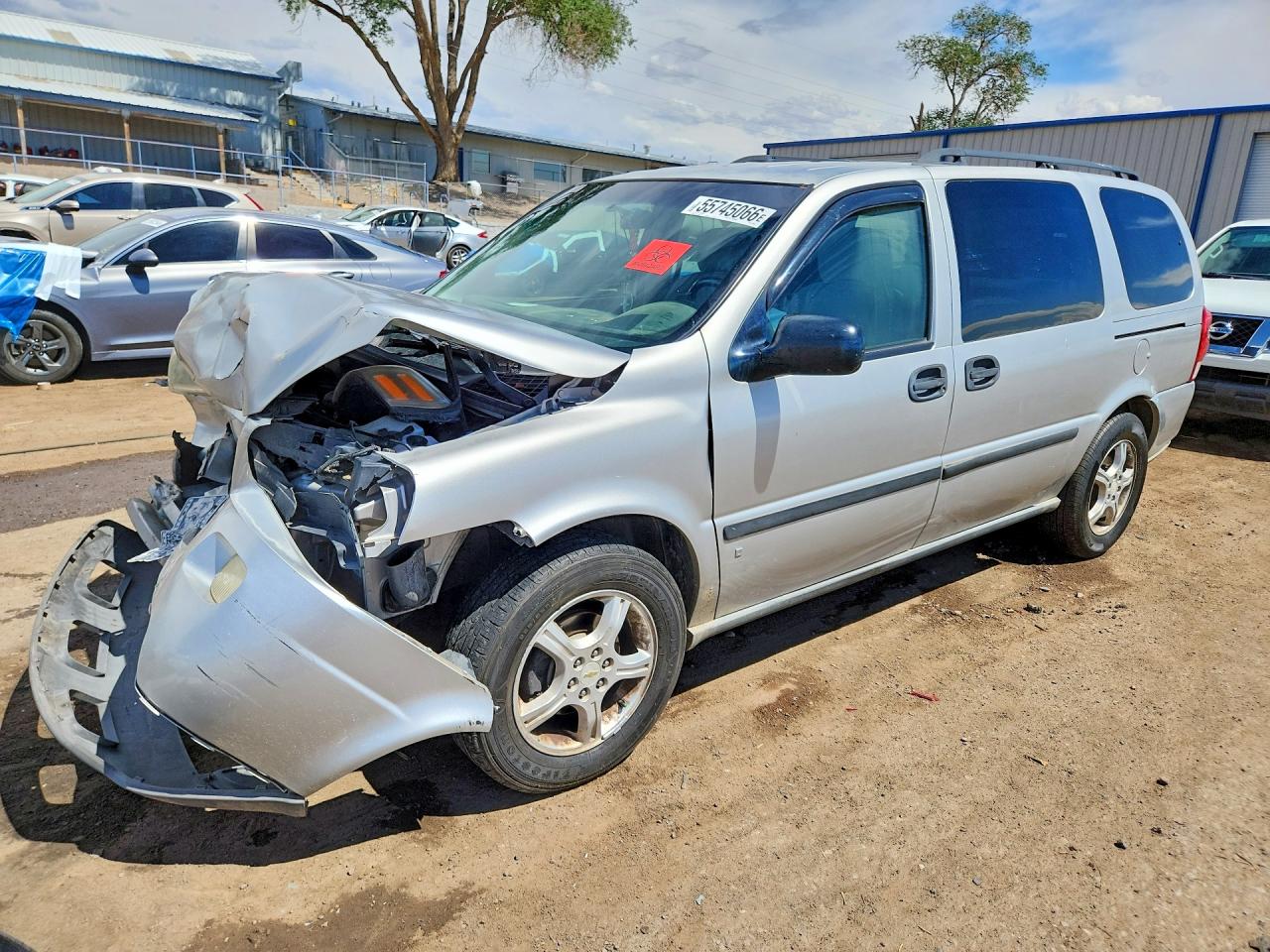 2007 Chevrolet Uplander LS Fleet, VIN 1GNDV23137D190194 — Front end