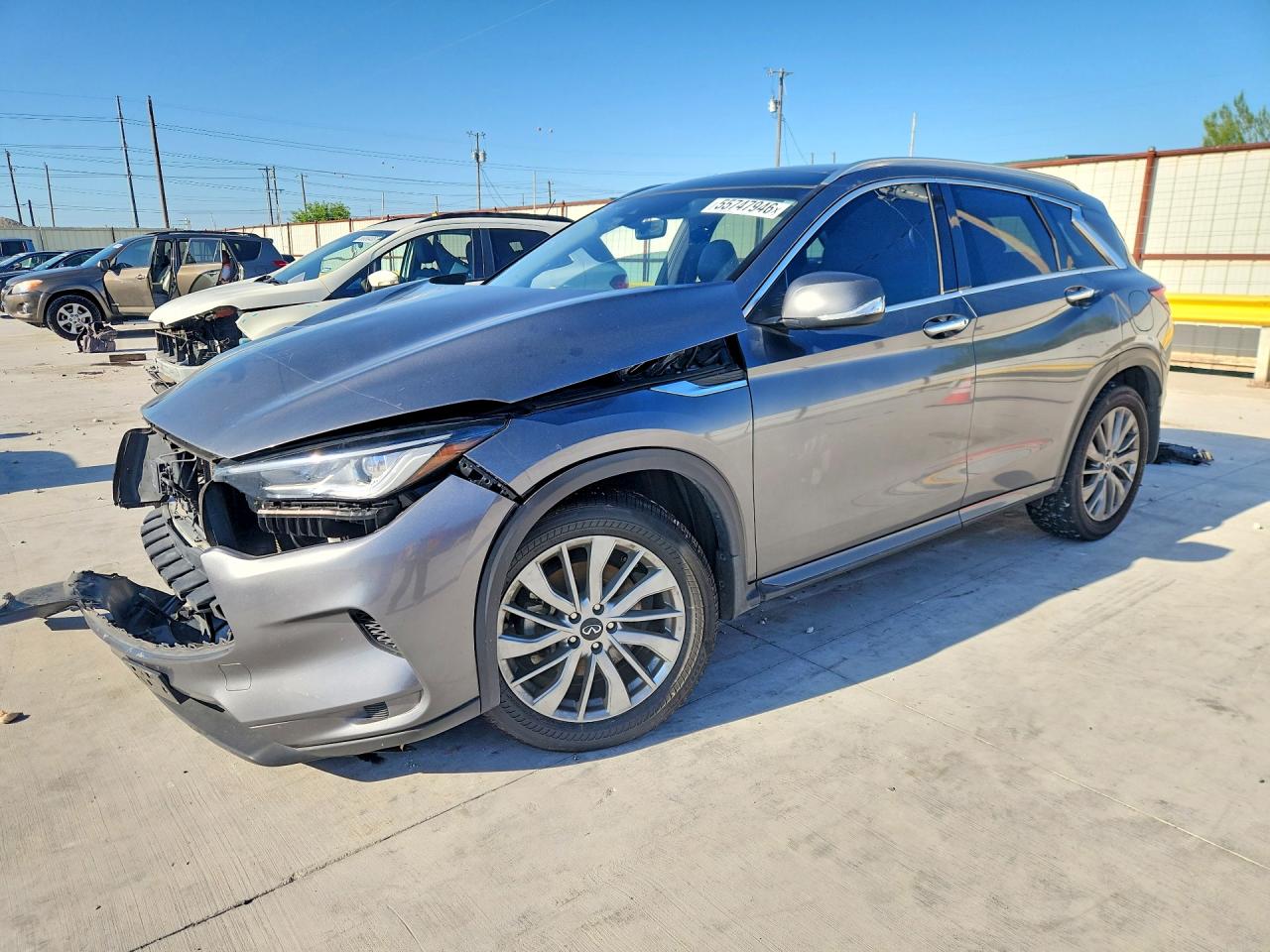 2024 Infiniti QX50 Luxe, VIN 3PCAJ5BA2RF106338 — Front end