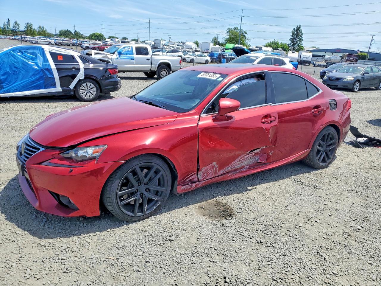 2014 Lexus IS 350, VIN JTHCE1D25E5002982 — Перед