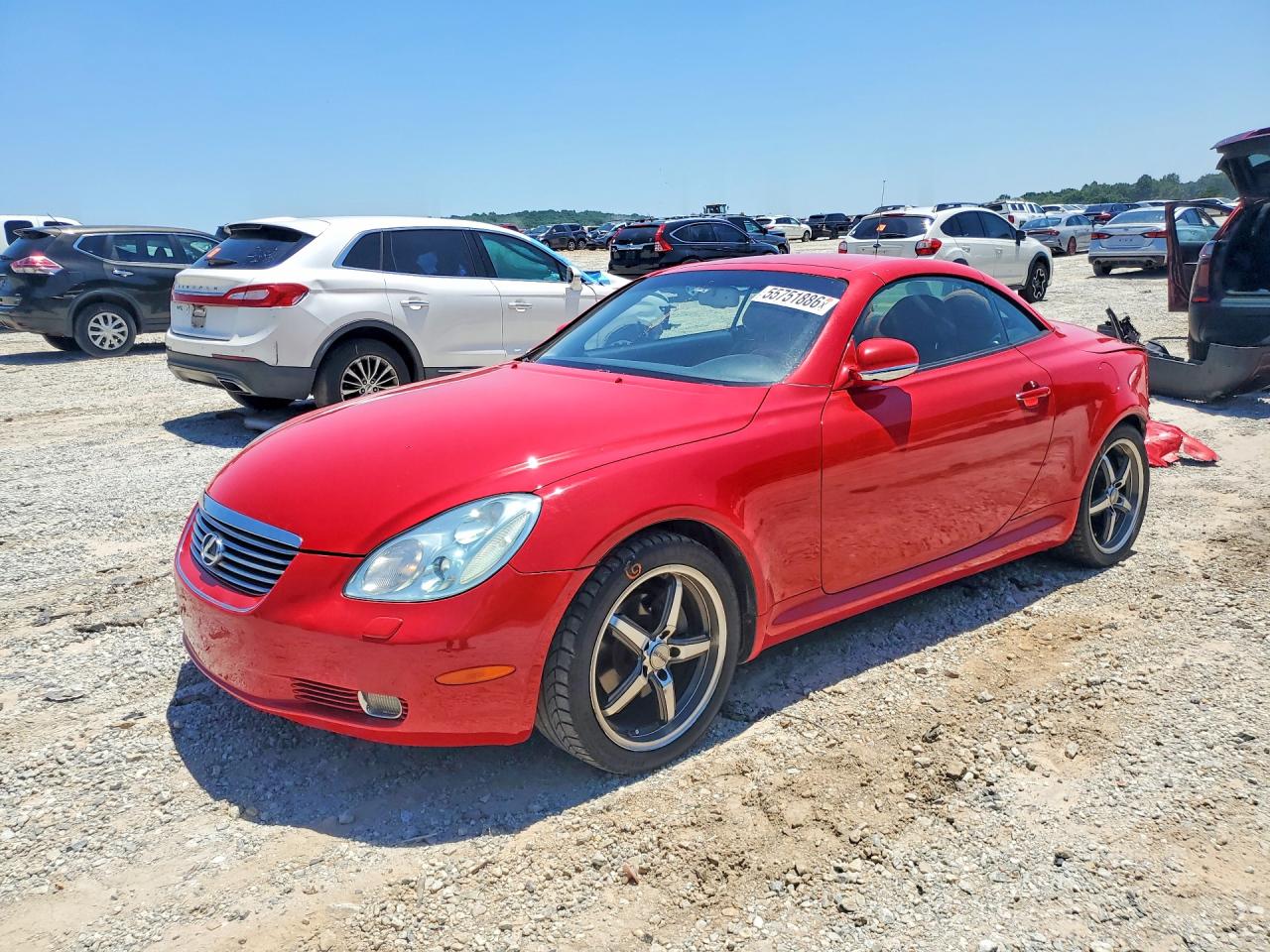 2005 Lexus SC 430, VIN JTHFN48Y950068669 — Rear end