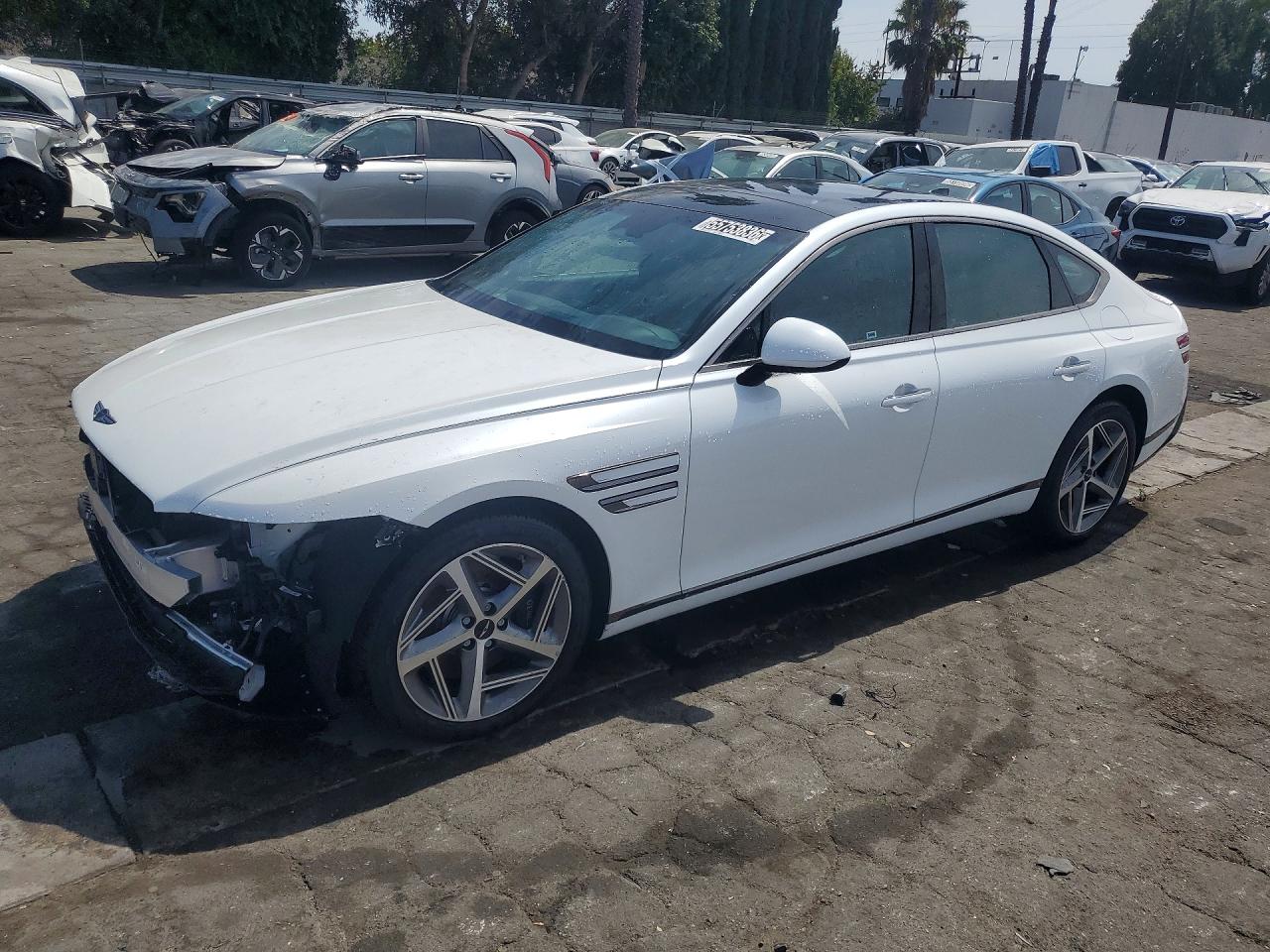2025 Genesis G80, VIN KMTGE4SD3SU287791 — Undercarriage
