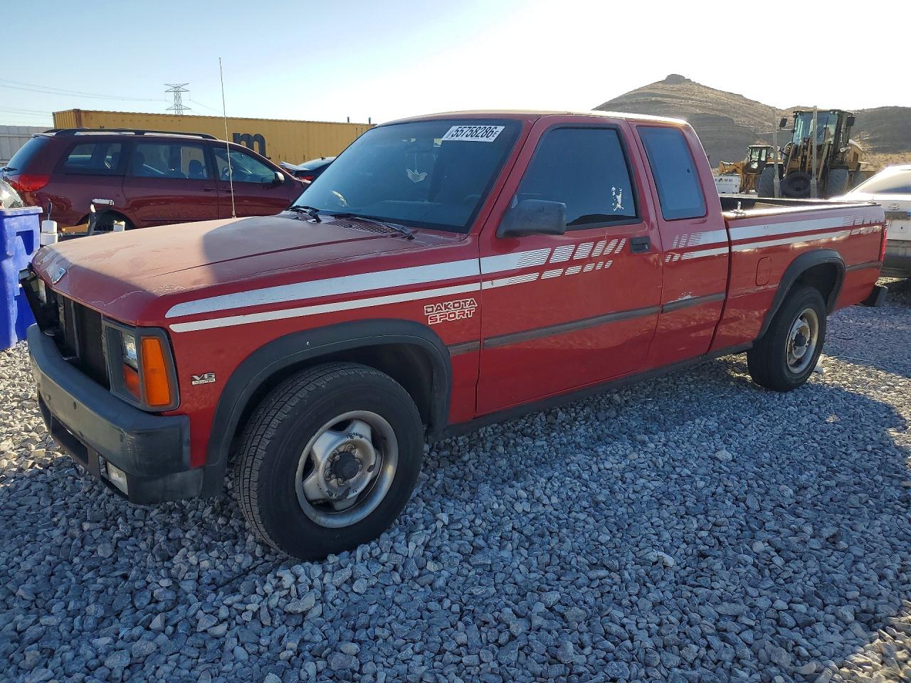 1990 Dodge Dakota, VIN 1B7GL63X6LS702740 — Вандализм
