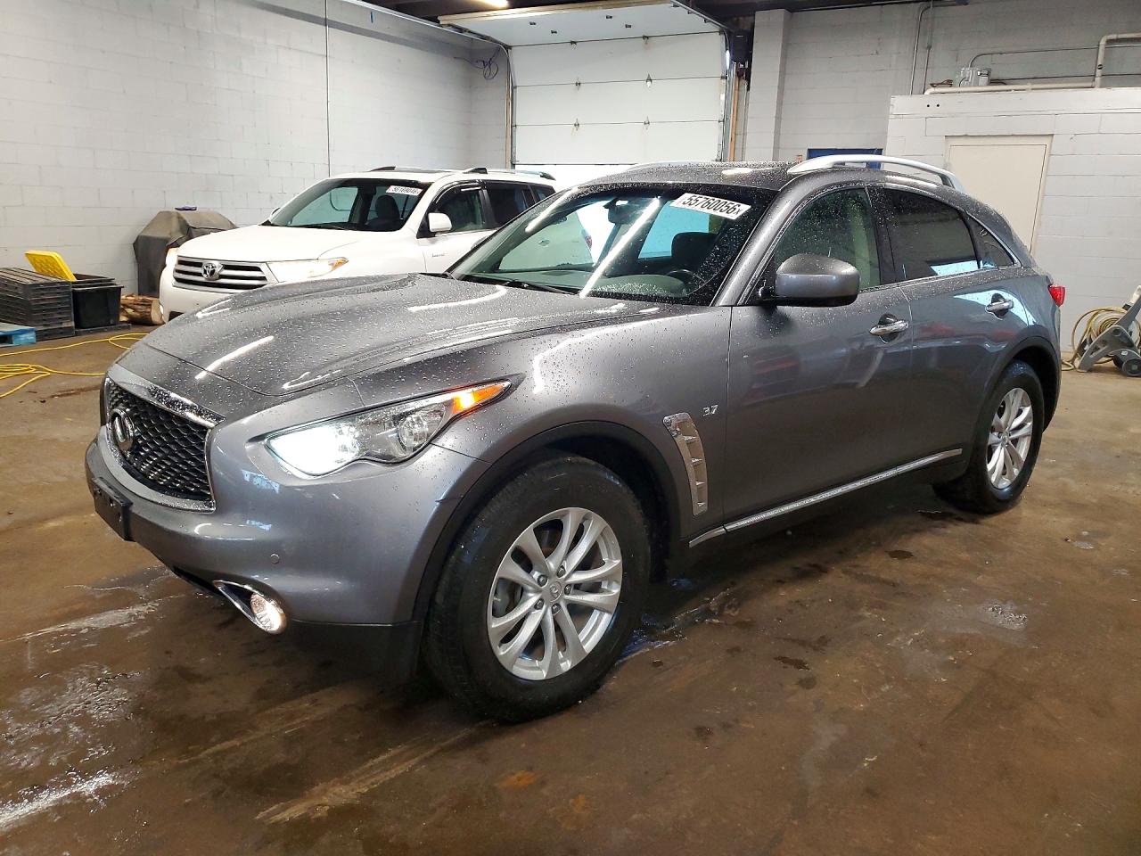 2017 Infiniti QX70, VIN JN8CS1MW9HM414401 — Hail
