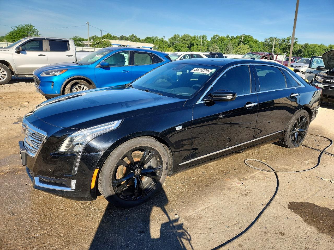 2017 Cadillac CT6 Platinum AWD, VIN 1G6KN5R61HU170213 — Rear end