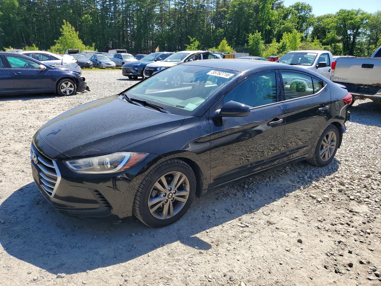 2018 Hyundai Elantra Value Edition, VIN 5NPD84LF4JH304583 — Rear end