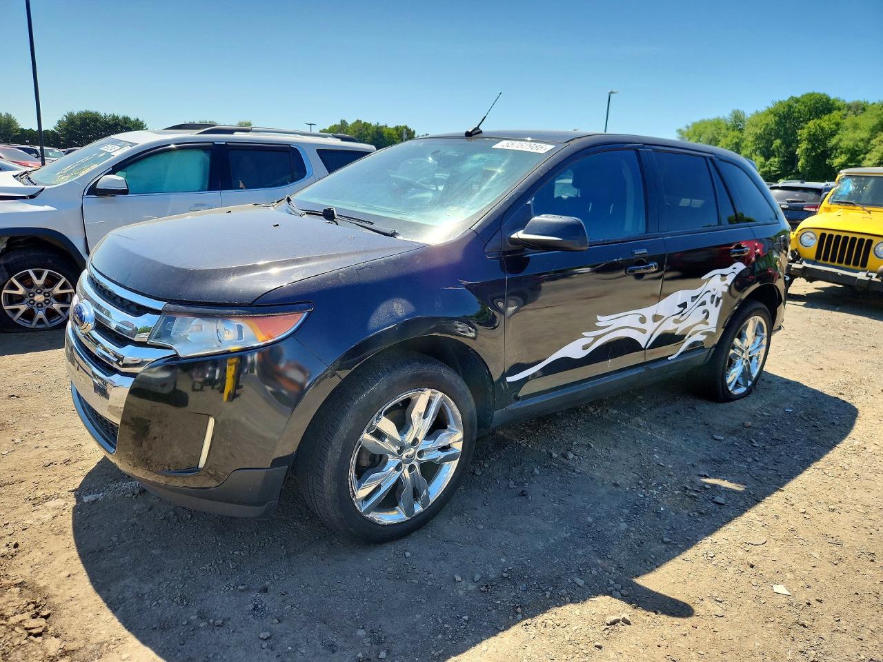 2013 Ford Edge Limited, VIN 2FMDK4KC1DBB06323 — Rear end